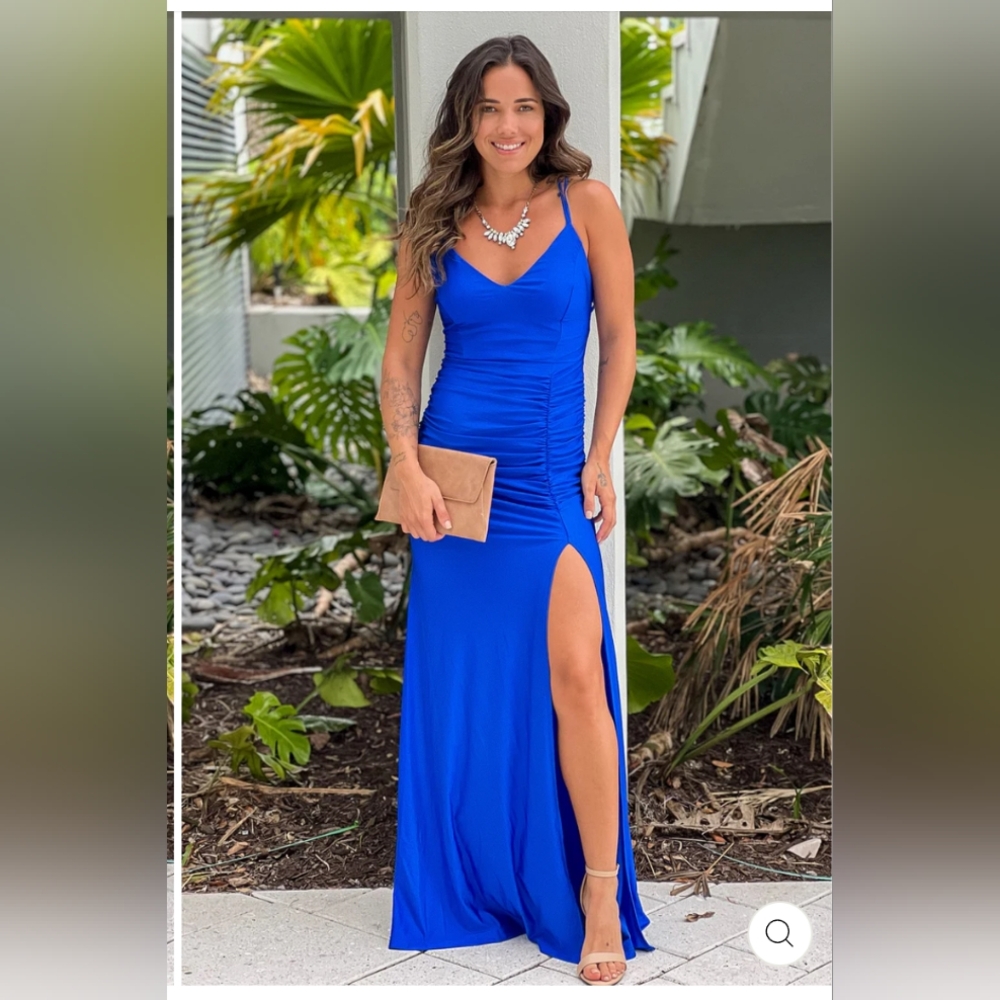 Saved by the Dress - size small - royal blue dress